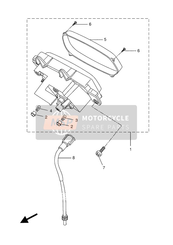 Yamaha CW50L BOOSTER 2004 Metro para un 2004 Yamaha CW50L BOOSTER